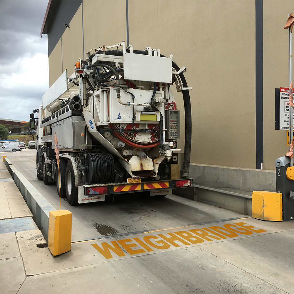 weighbridge on heavy duty vehicles